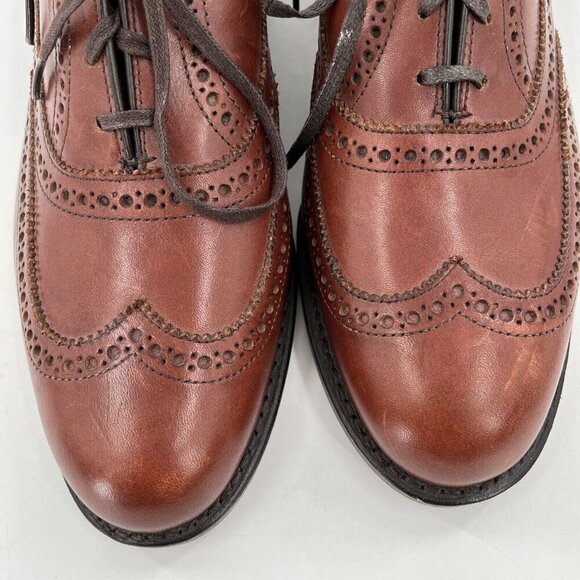 Wolverine Wickham 1000 Mile Wingtip Oxford Dress Shoes Brown Men Size 8D - Picture 4 of 11